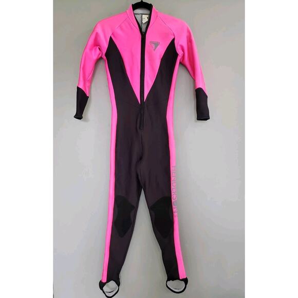 Henderson Aquatics Wetsuit, Black, Neon, Sz 6, Small, Front Zip, Scuba, Dive - Picture 1 of 6